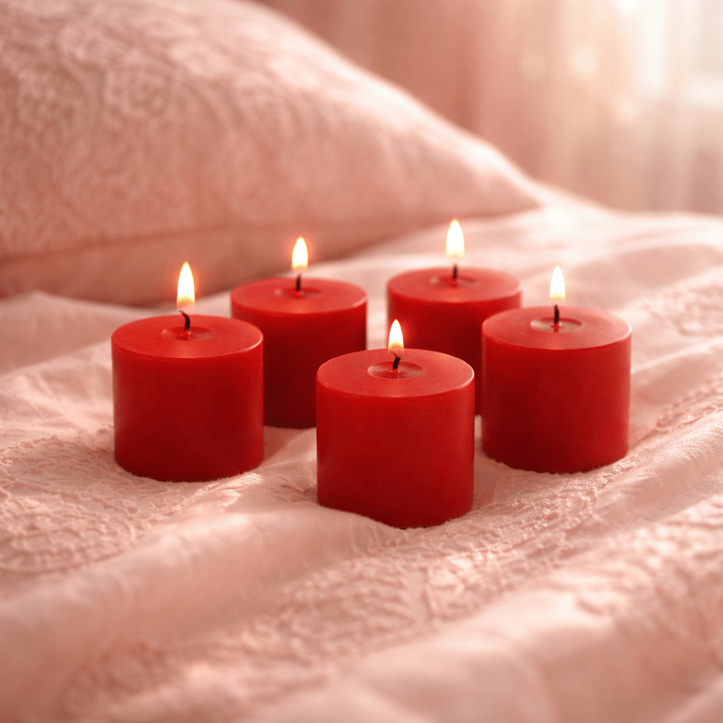 Petite Bougie Votive Soja Fraise - Gourmandise Fruitée cire de soja 100% naturelle