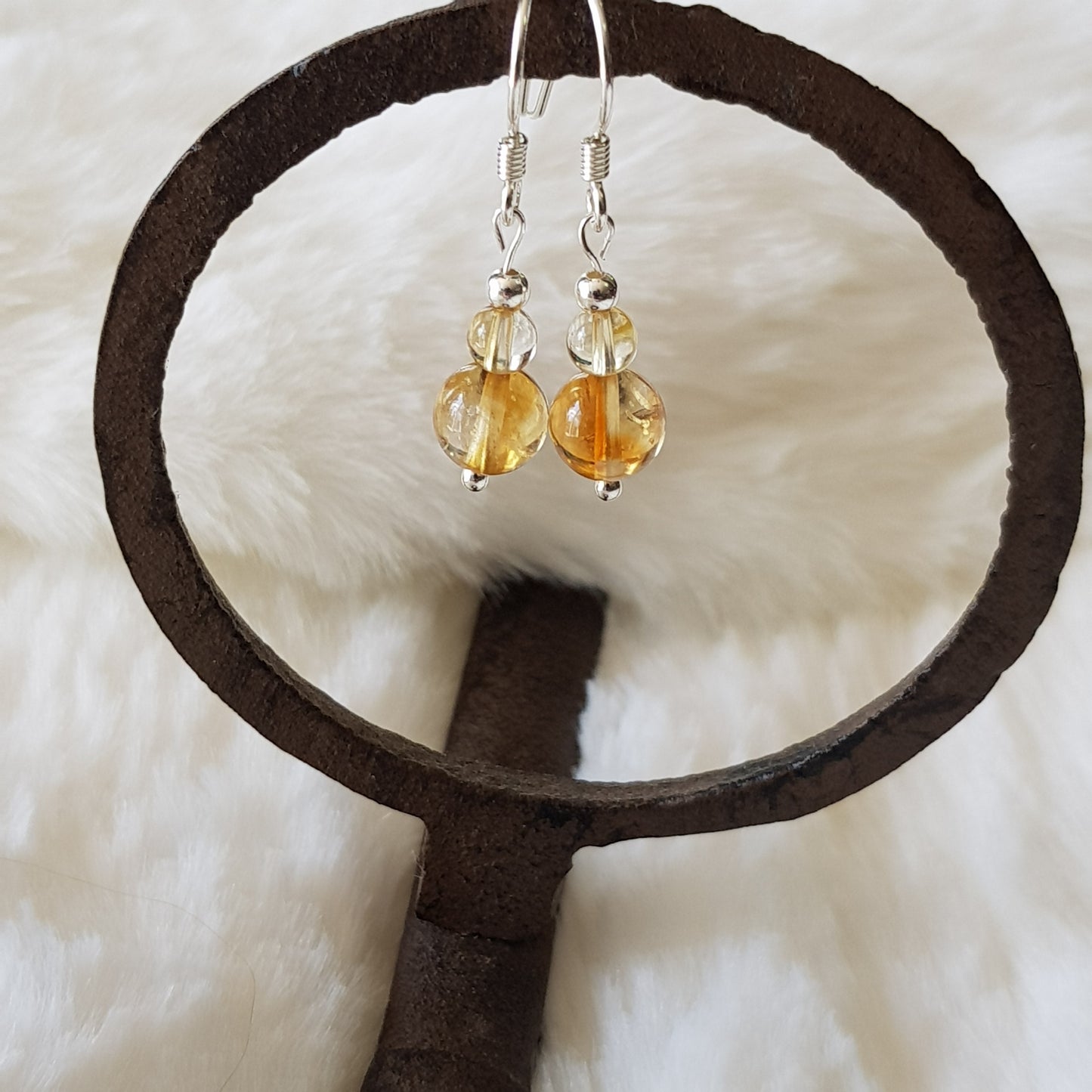 Citrine argent 925