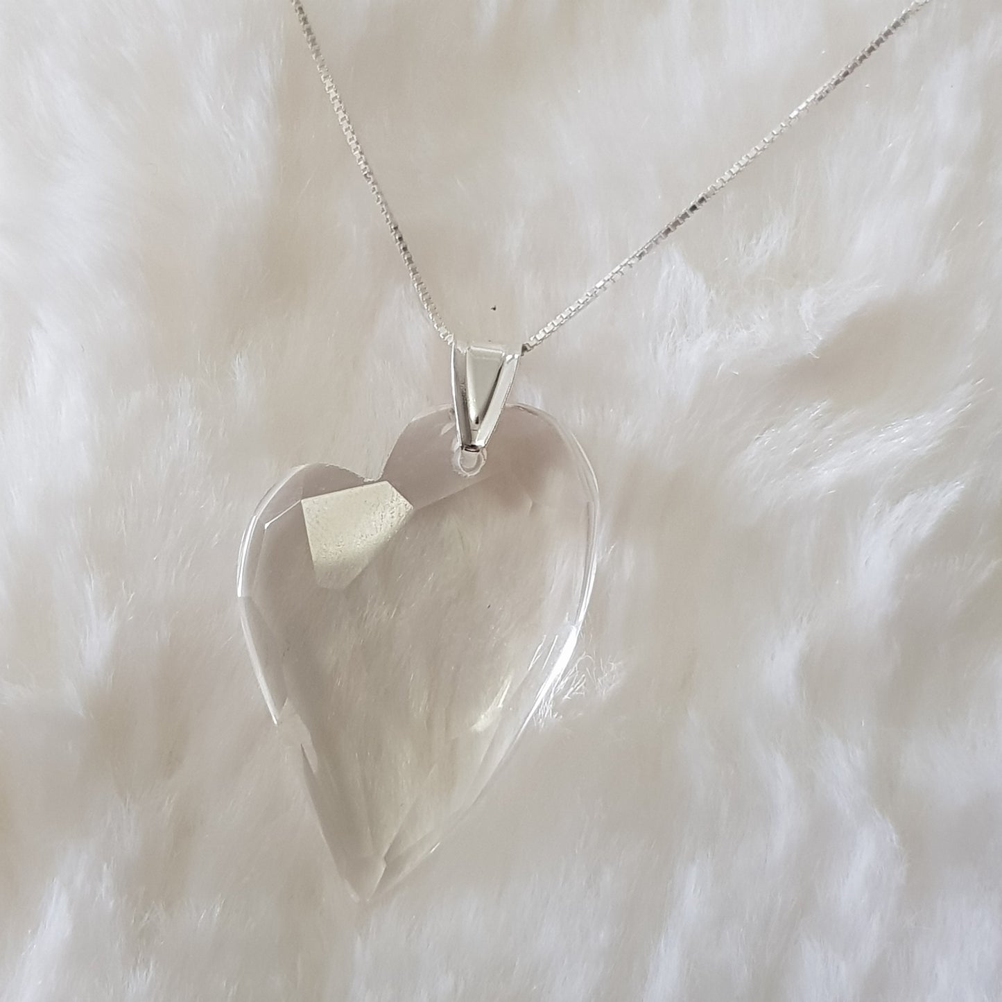 Cristal de roche argent 925