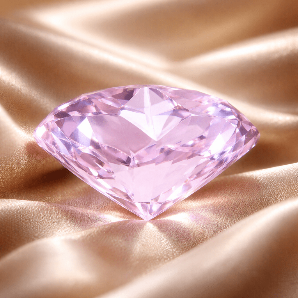 Diamant Décoratif en Verre Cristal Rose