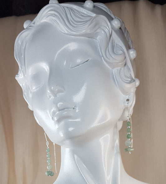 Jade de Birmanie argent 925
