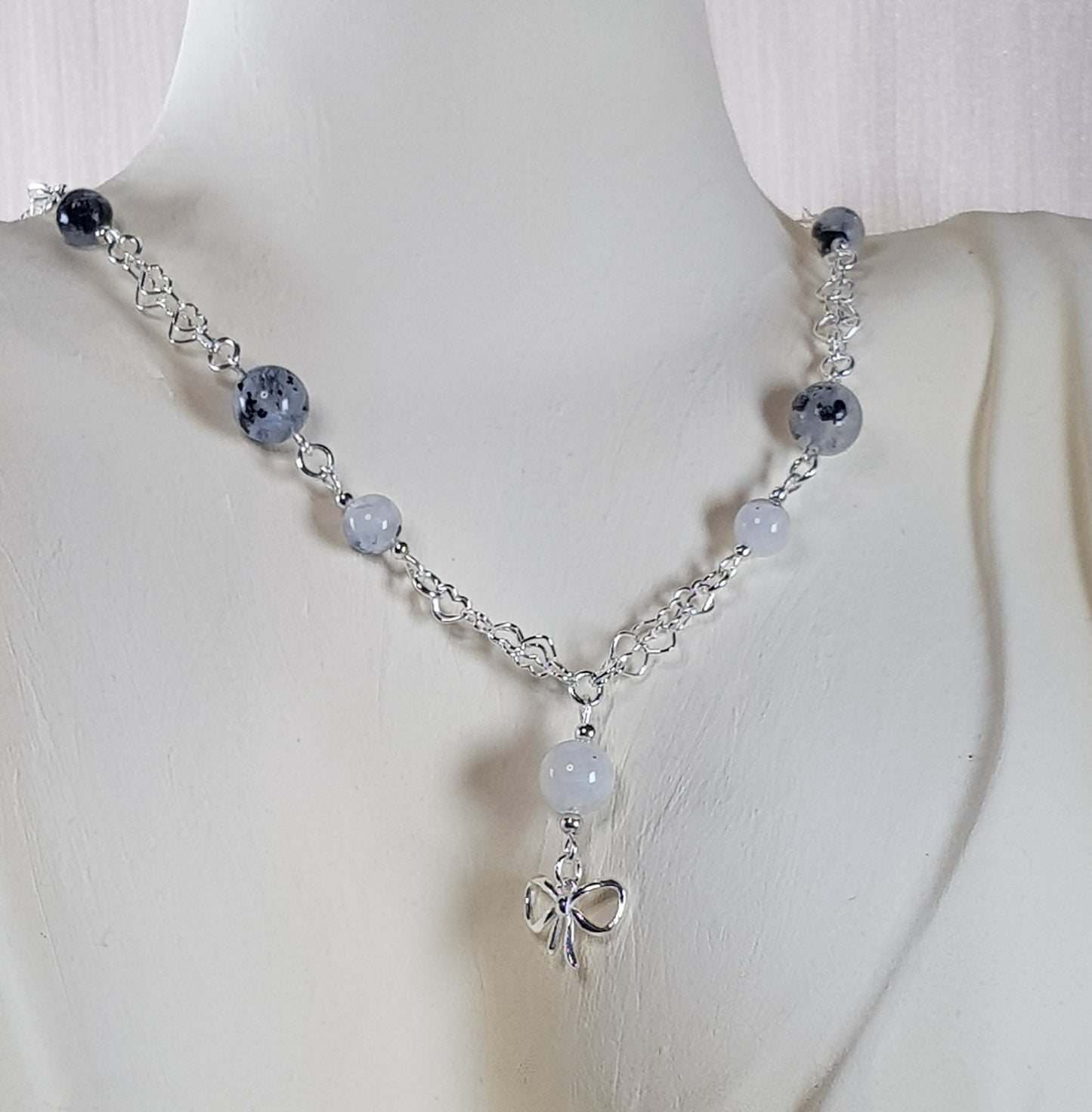 labradorite blanche argent 925