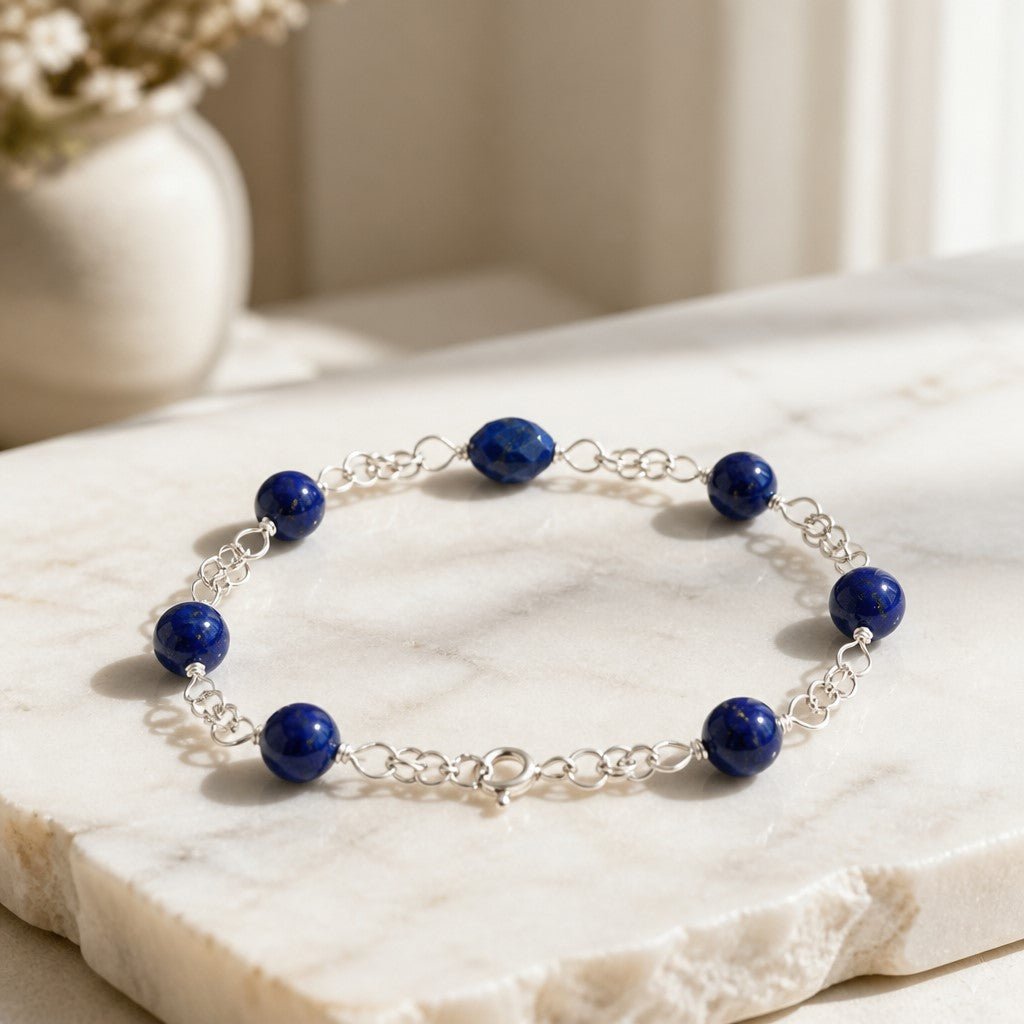 Bracelet Lapis Lazuli Argent 925