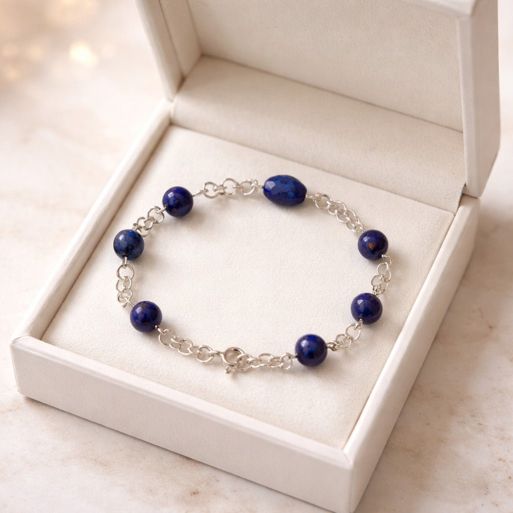 Bracelet Lapis Lazuli Argent 925