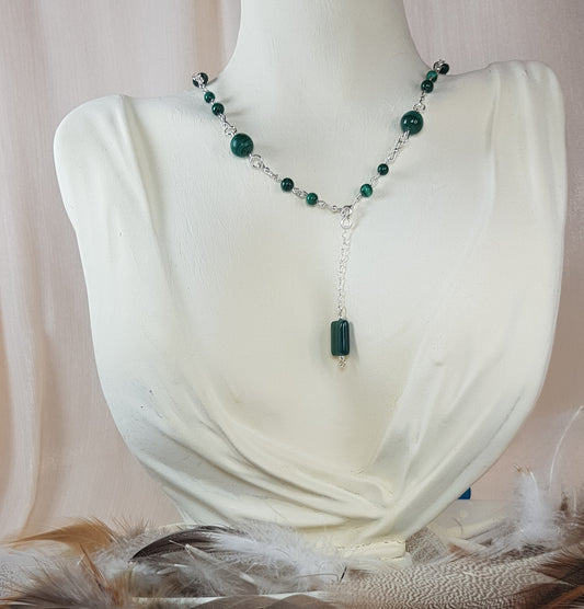Malachite argent 925 tendance Y