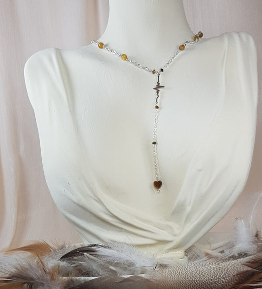 oeil du tigre doré argent 925 tendance Y