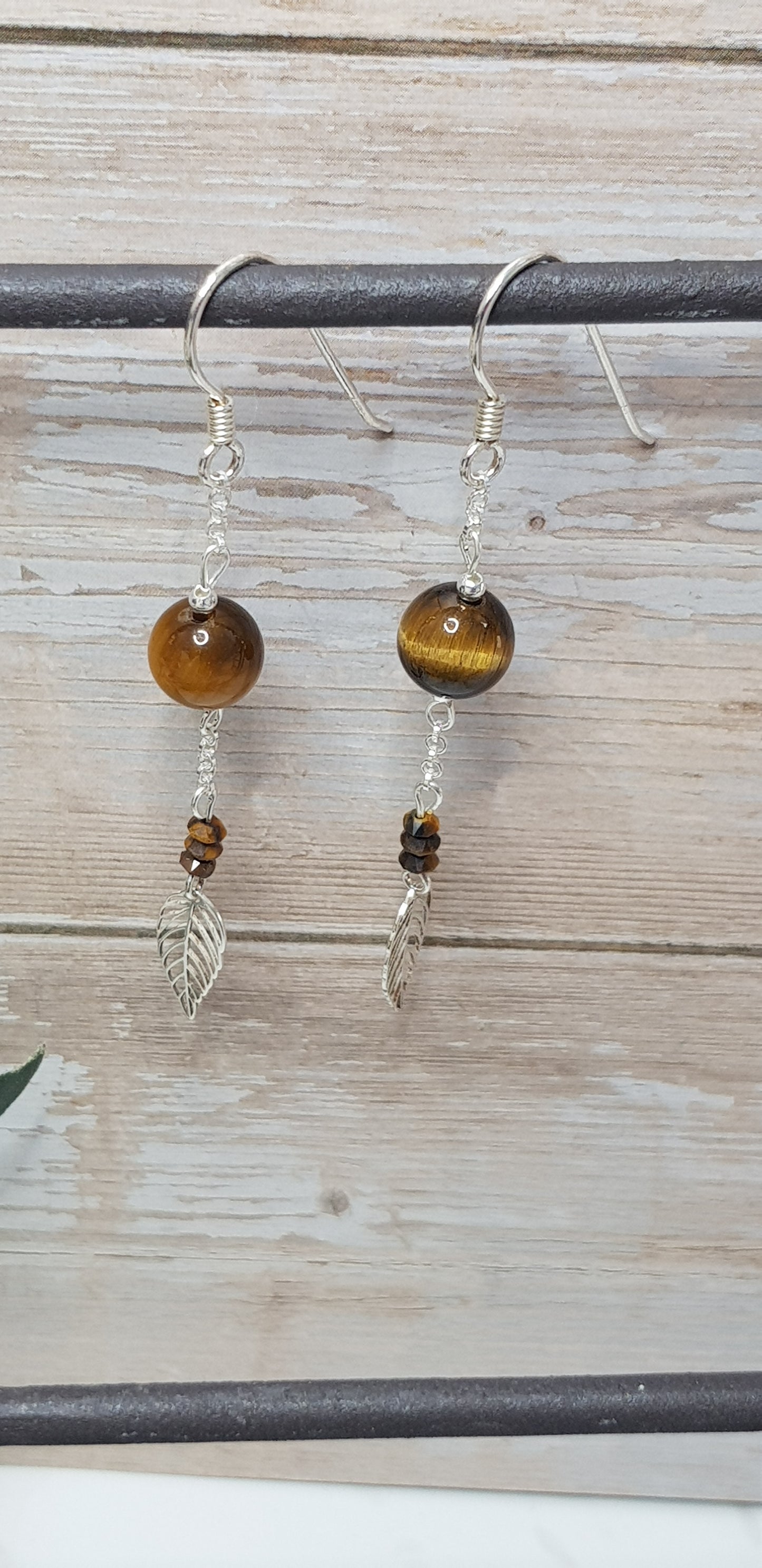 Oeil du tigre argent 925