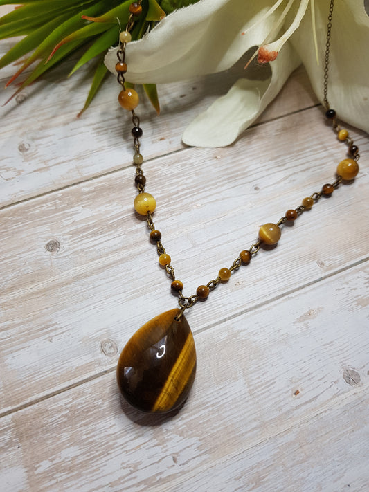 oeil du tigre acier bronze