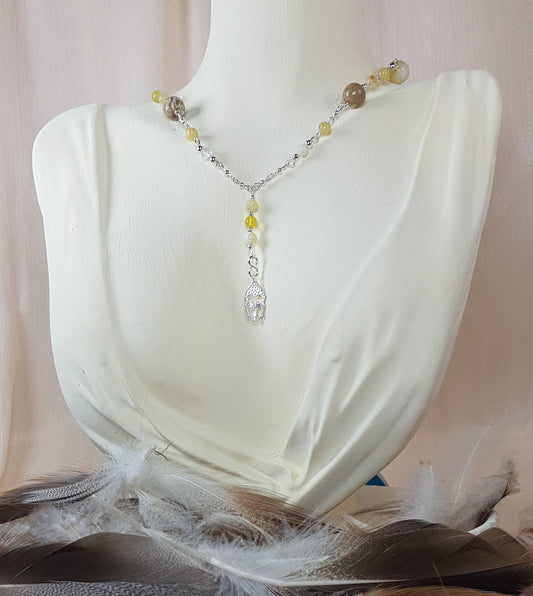 Opale jaune ou opale de feu mexicaine argent 925