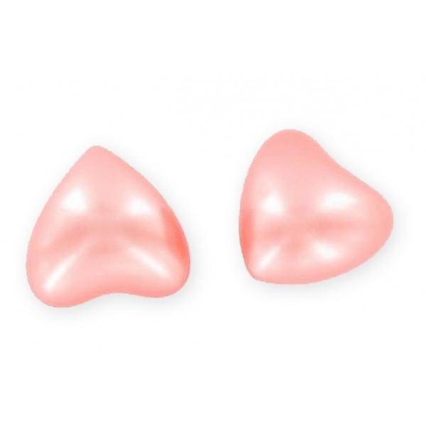 Perles de bain rose coeur (pochon de 10 perles)
