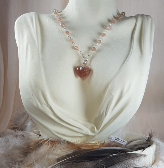 Pierre de soleil coeur