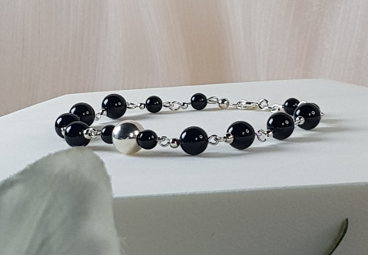 Tourmaline noire, argent 925
