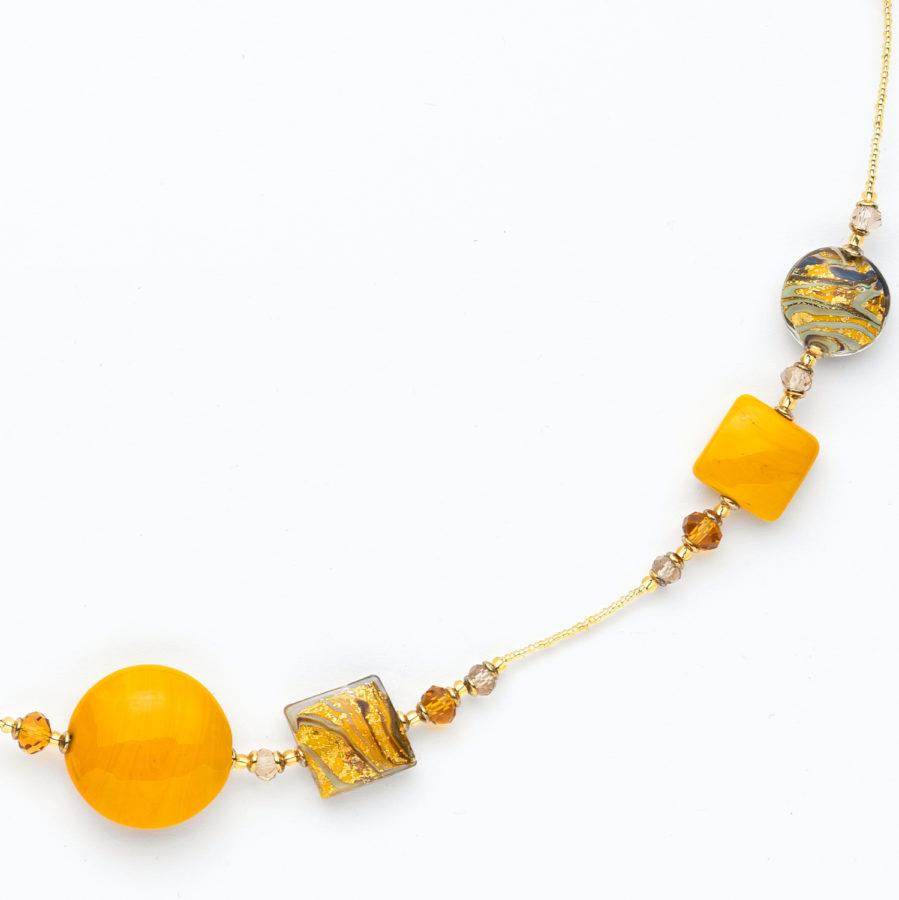 Sautoir murano Gémeaux