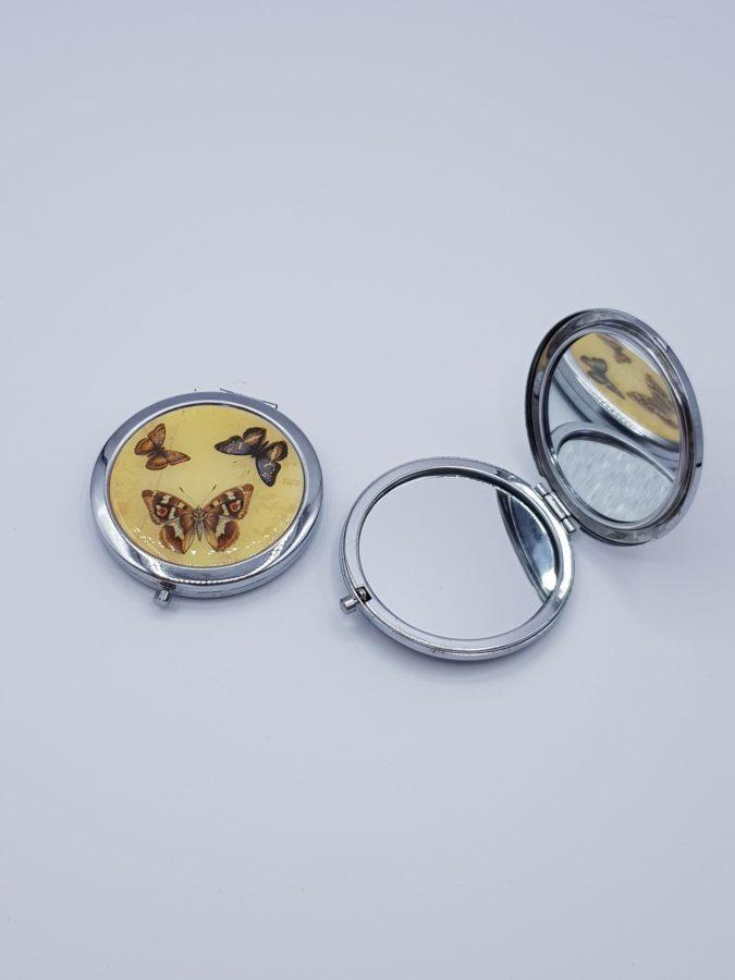 Miroir de poche papillon 1