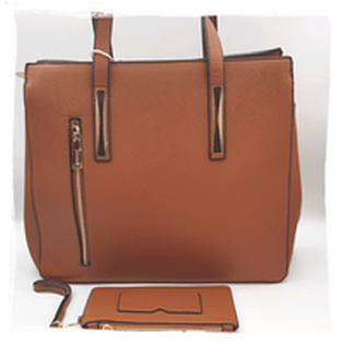 Sac à main pochette caramel