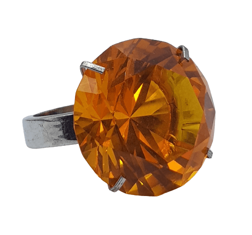 Anneaux de serviettes ambre