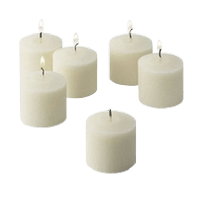 Petite bougie votive linge frais