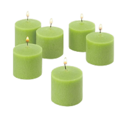 Petite bougie votive pomme