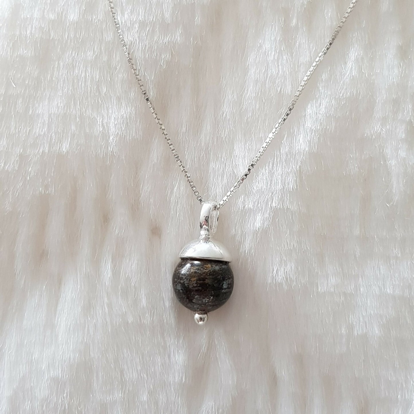 Bronzite argent 925