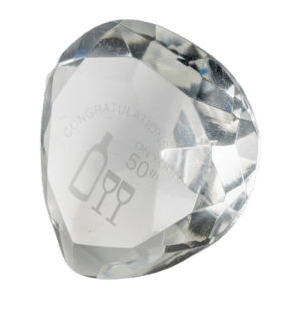 Coeur de cristal 50 ans