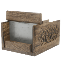 Coupe savon en bois