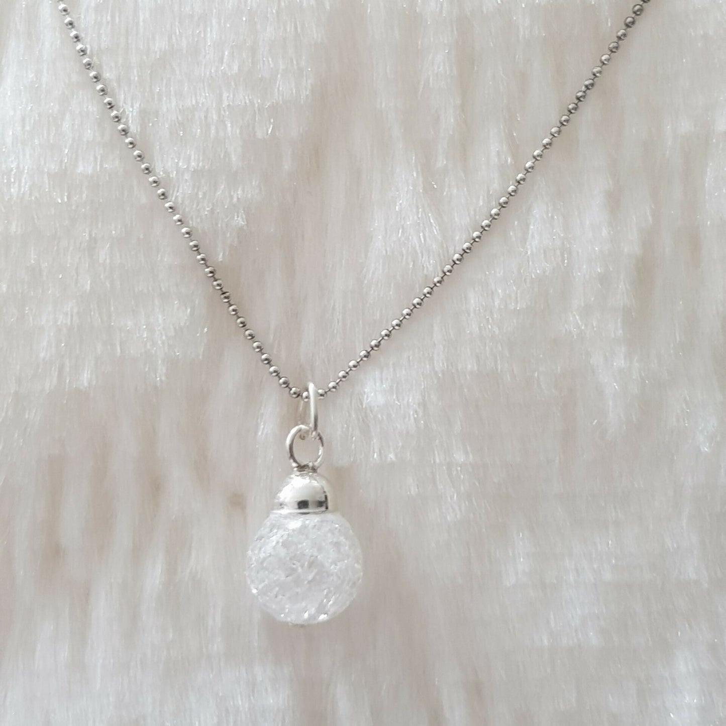 cristal de roche argent 925