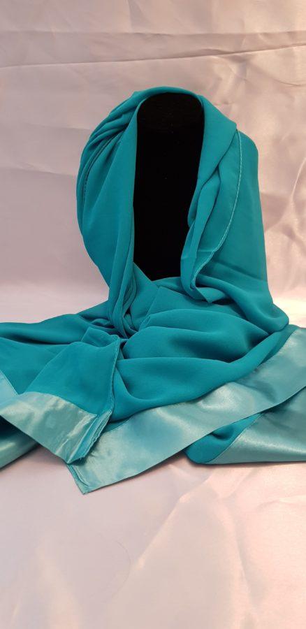 Étole femme en polyester eider, accessoire naturel aux tons doux