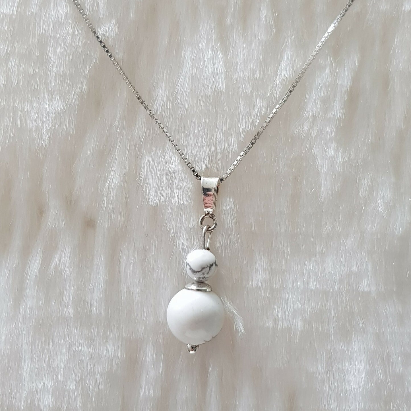 howlite argent 925