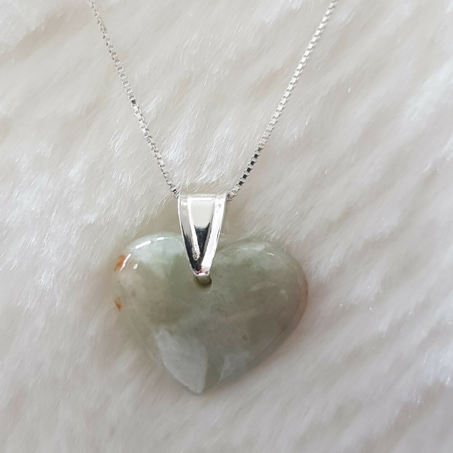 jade de Birmanie argent 925