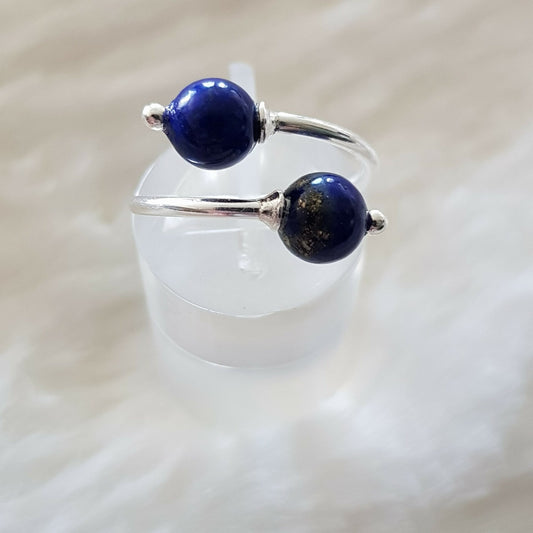 Bague lapis lazuli argent 925