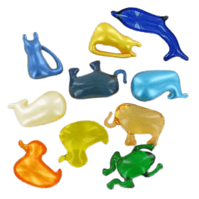 Perles de bain baleine monoi à l'unité