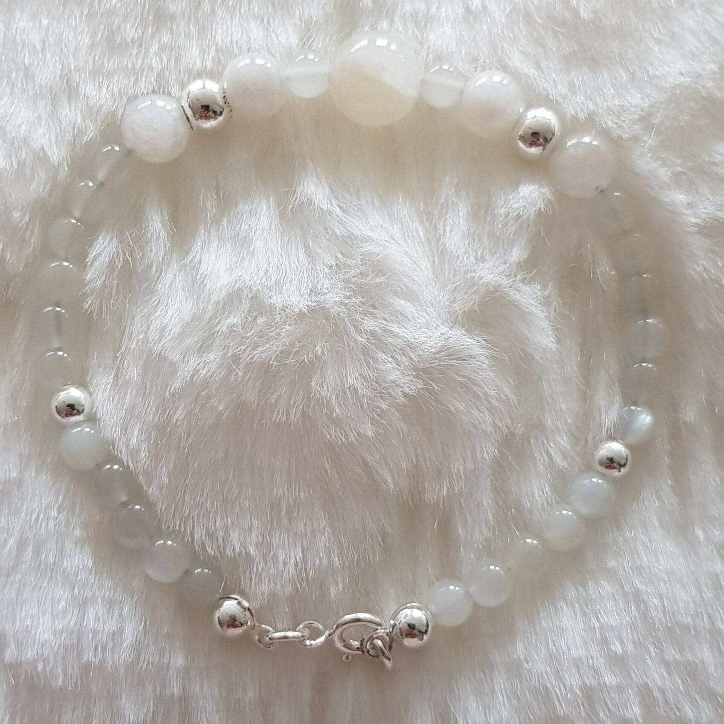 Bracelet pierre de lune argent 925