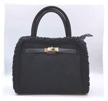 Sac à main Darnel velours noir