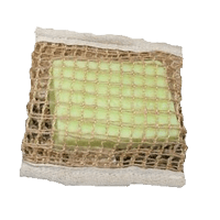 Sachet à savon en jute, accessoire bain naturel zéro déchet écologique