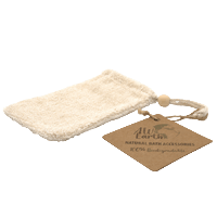 Sachet à savon en rami, accessoire bain naturel zéro déchet écologique