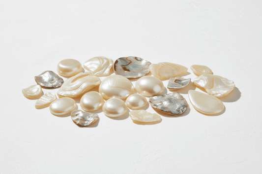Nacre naturelle iridescente - mère de perle aux reflets arc-en-ciel pour bijouterie et lithothérapie douceur