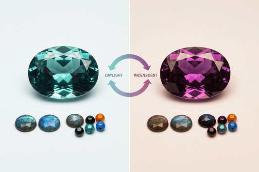 Une pierre qui change de couleur : pourquoi et comment ?