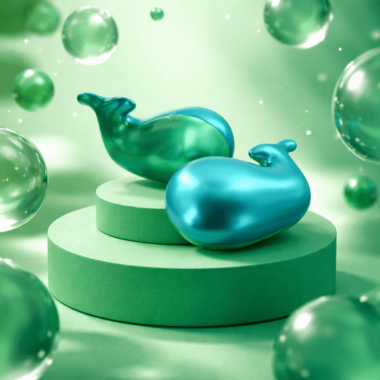 Perles de Bain Baleine Monoï à l'Unité - Huile de Bain Parfumée Française