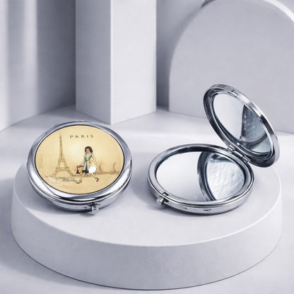 Miroir de Poche Business Woman à Paris - Accessoire Élégant