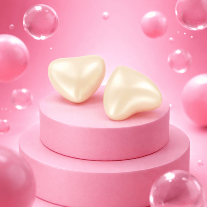 Perles de Bain Vanille Cœur à l'Unité - Huile de Bain Parfumée Française