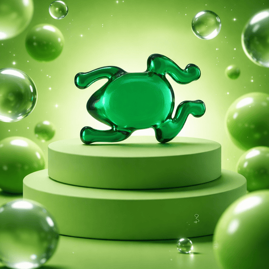 Perles de Bain Grenouille Pomme à l'Unité - Huile de Bain Parfumée Française