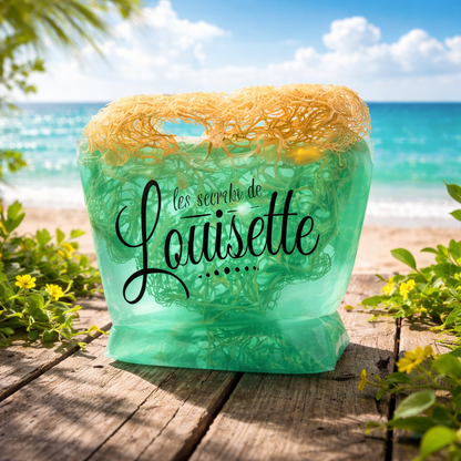 Savon Loofah Lait d'Iris - Exfoliation Douce & Parfum Raffiné