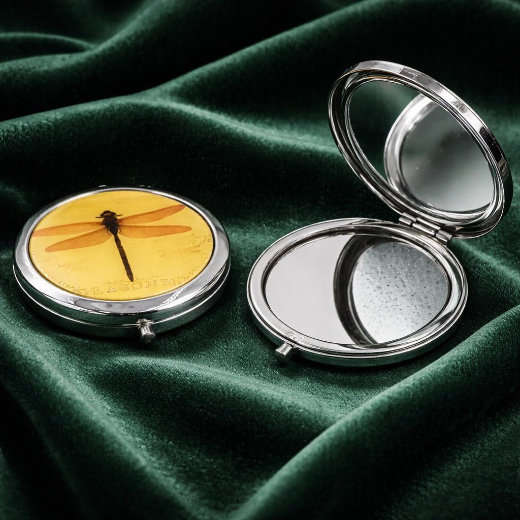 Miroir de Poche Libellule Fly - Accessoire Beauté Délicat