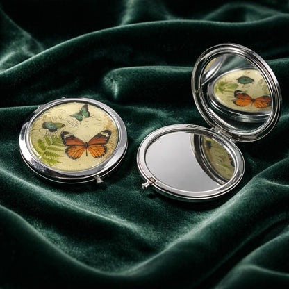 Miroir de Poche Papillon 6 - Accessoire Beauté Raffiné