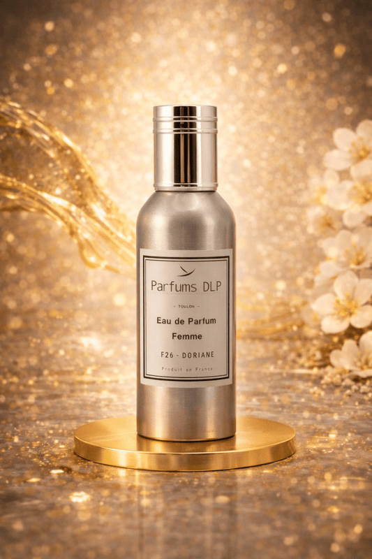 Eau de Parfum Femme J'aime, Doriane - Élégance Dorée et Raffinée