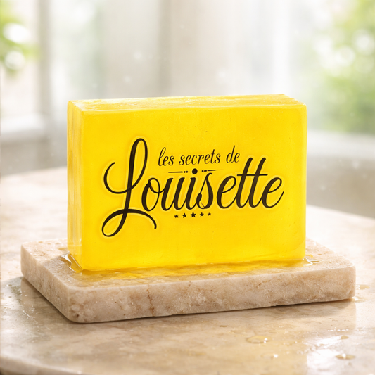 Savon Artisanal Camomille Citron - Douceur & Fraîcheur - Les Secrets de LouisetteSavon Artisanal Camomille Citron - Douceur & Fraîcheur
