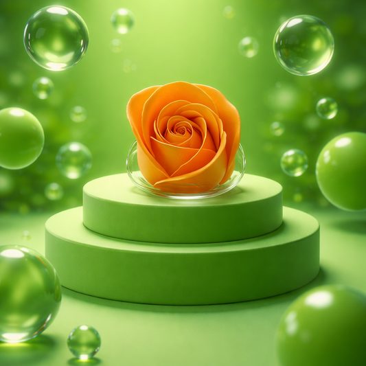 Rose de Bain Corail - Pétales Parfumés Chaleureux