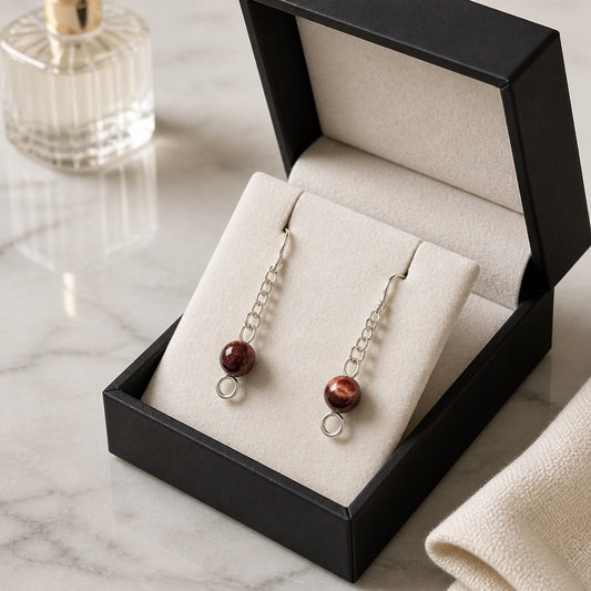 Boucles d'Oreilles Agate Crazy - Argent 925 & Pierre Naturelle