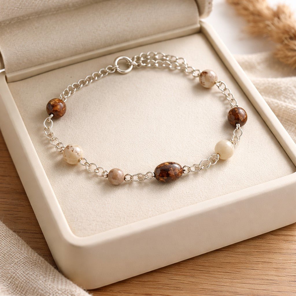 Bracelet Agate Crazy Argent 925