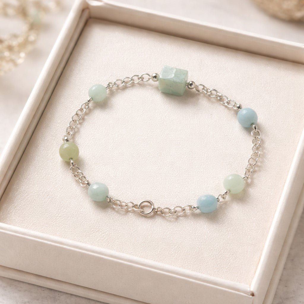 Bracelet Aigue Marine Argent 925